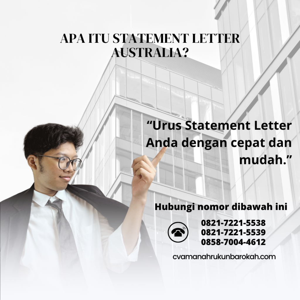Apa Itu Statement Letter Australia