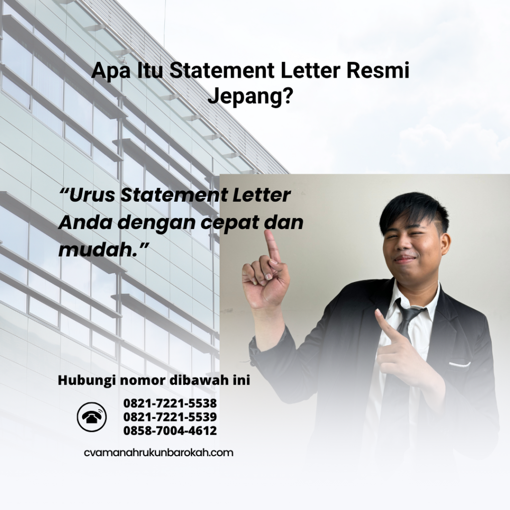 Apa Itu Statement Letter Resmi Jepang Apa Itu Statement Letter Resmi Jepang