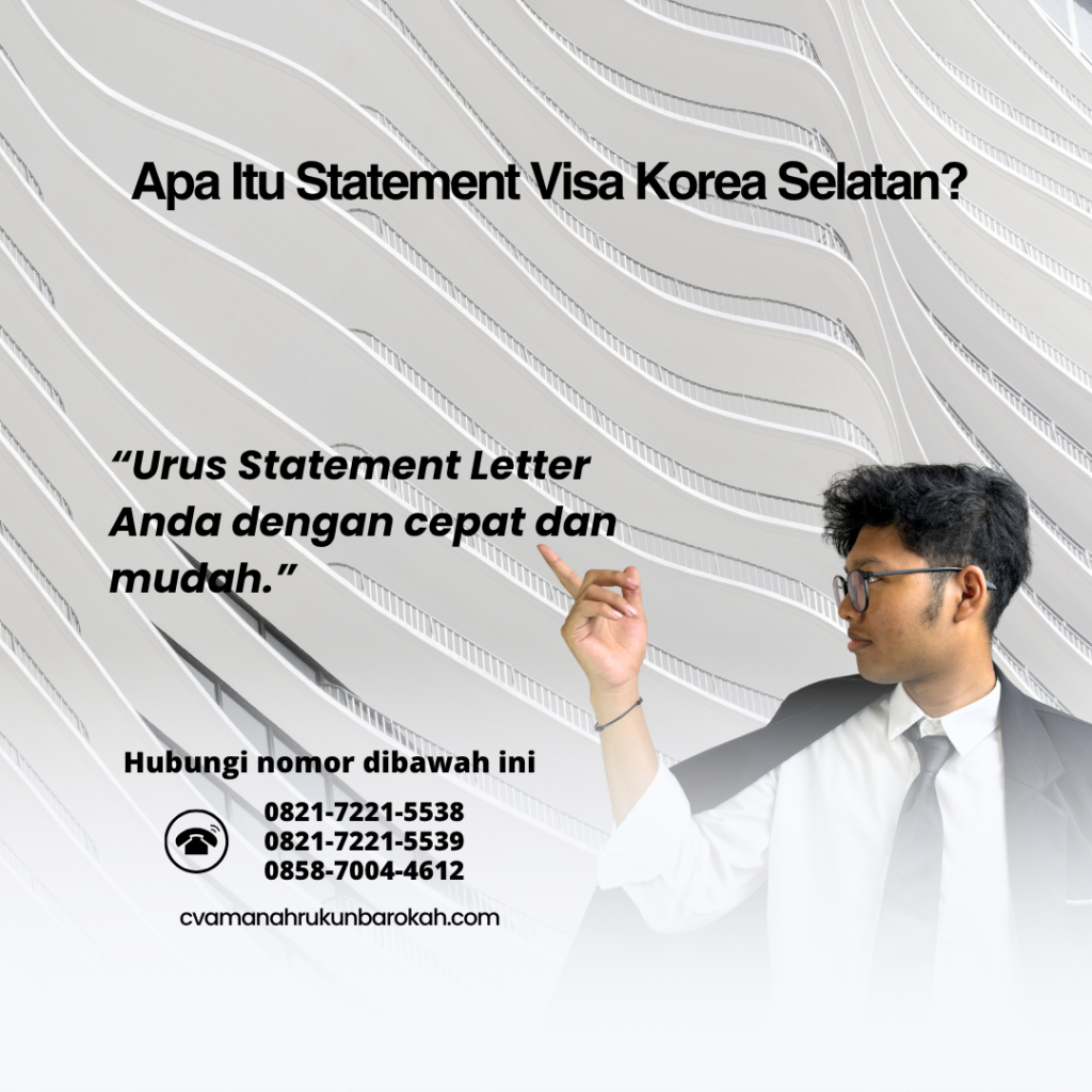 Apa Itu Statement Visa Korea Selatan