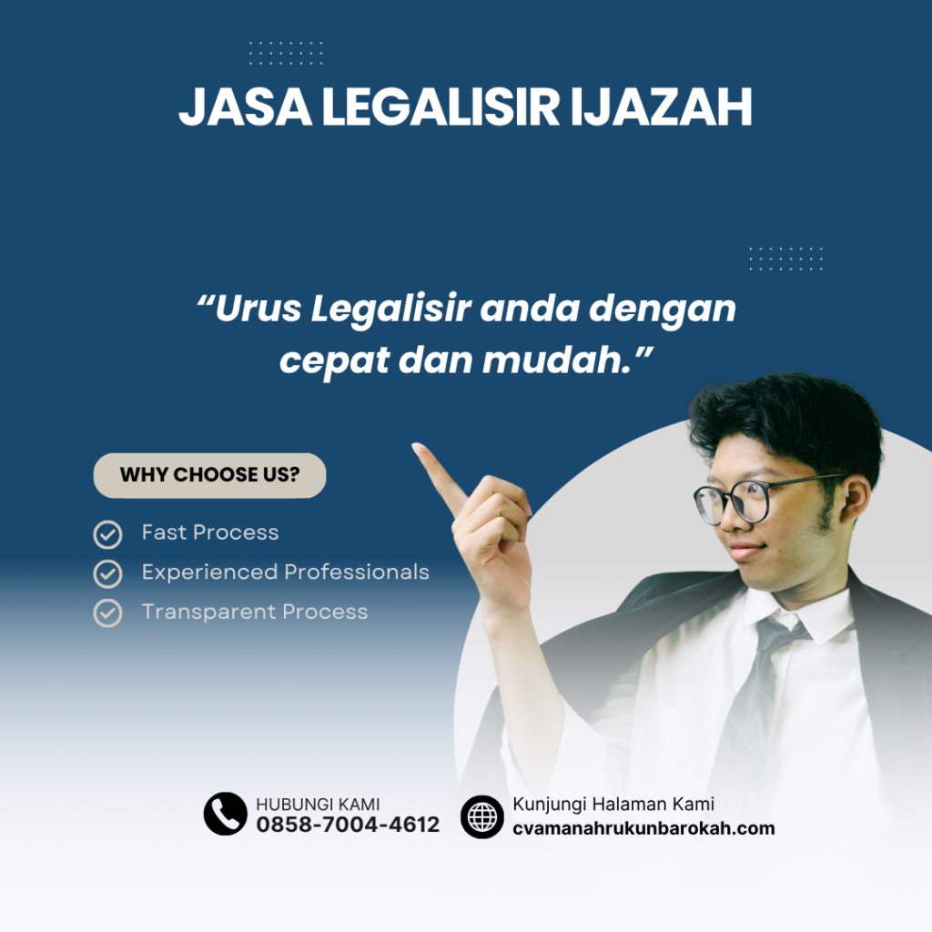 Jasa Legalisir Ijazah