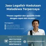 Jasa Legalisir Kedutaan Maladewa Terpercaya