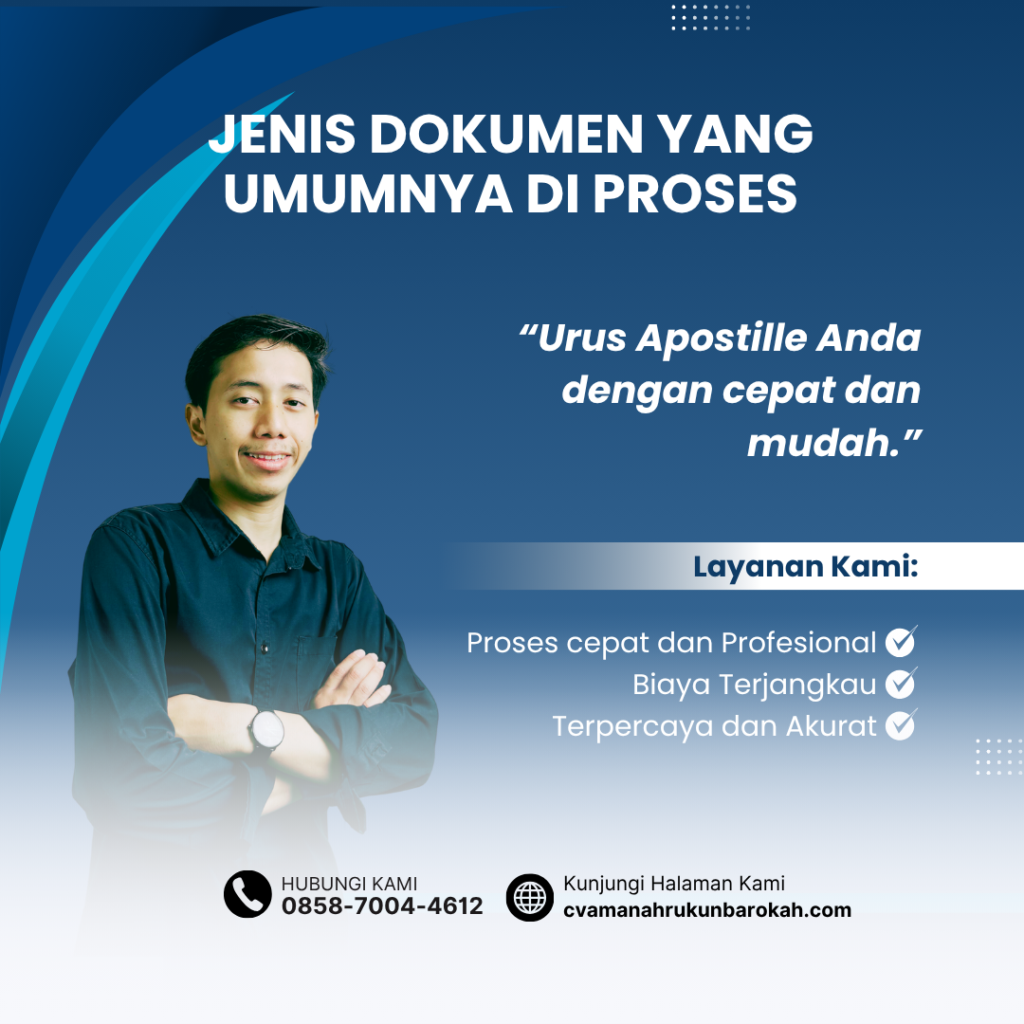 Jenis Dokumen yang Umumnya Di proses