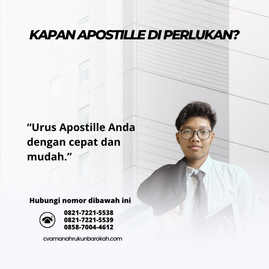 Kapan Apostille Di perlukan