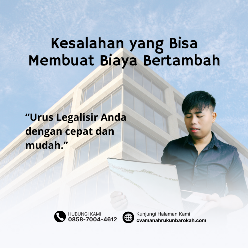 Kesalahan yang Bisa Membuat Biaya Bertambah