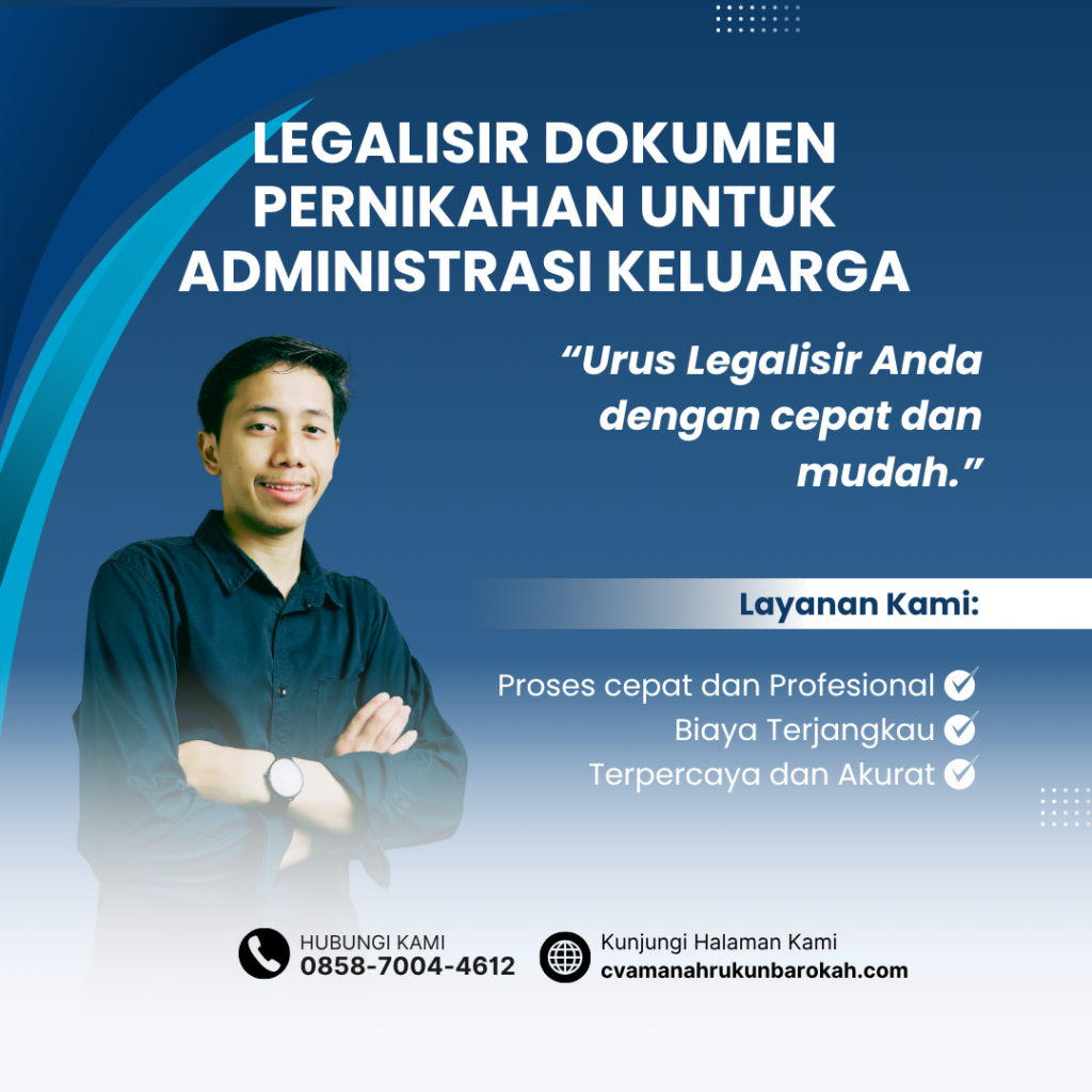 Legalisir Dokumen Pernikahan untuk Administrasi Keluarga