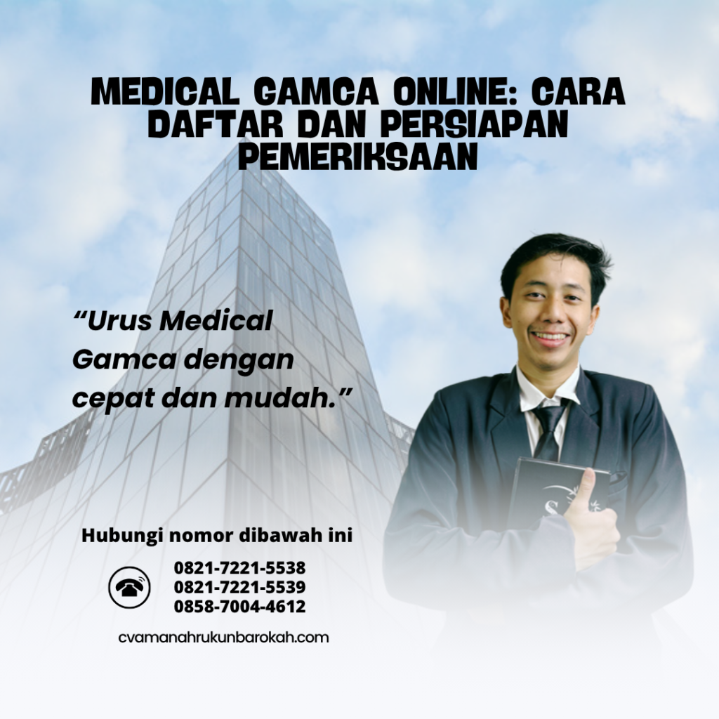 Medical GAMCA Online Cara Daftar dan Persiapan Pemeriksaan