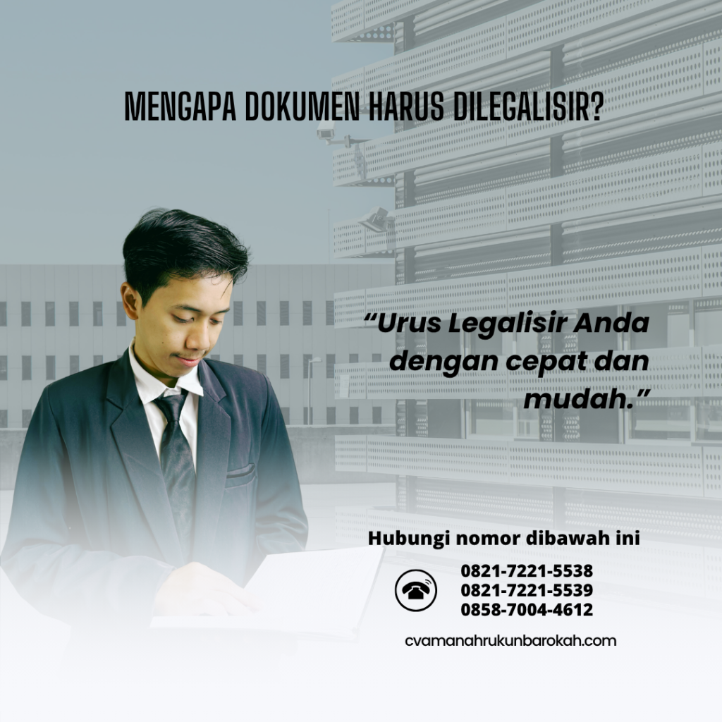 Mengapa Dokumen Harus Dilegalisir