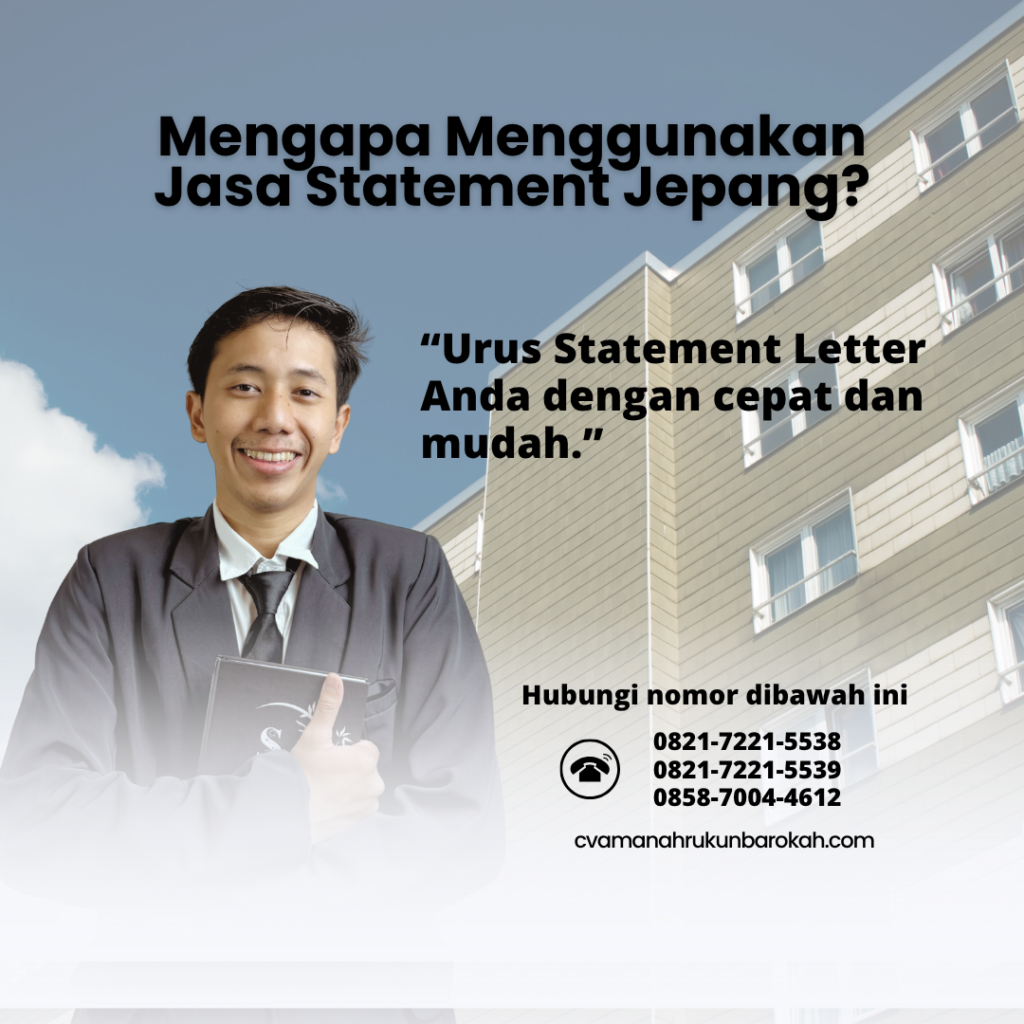 Mengapa Menggunakan Jasa Statement Jepang