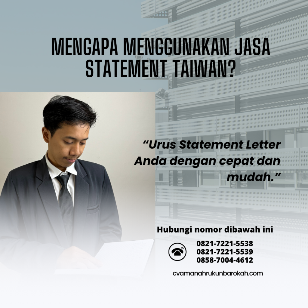 Mengapa Menggunakan Jasa Statement Taiwan