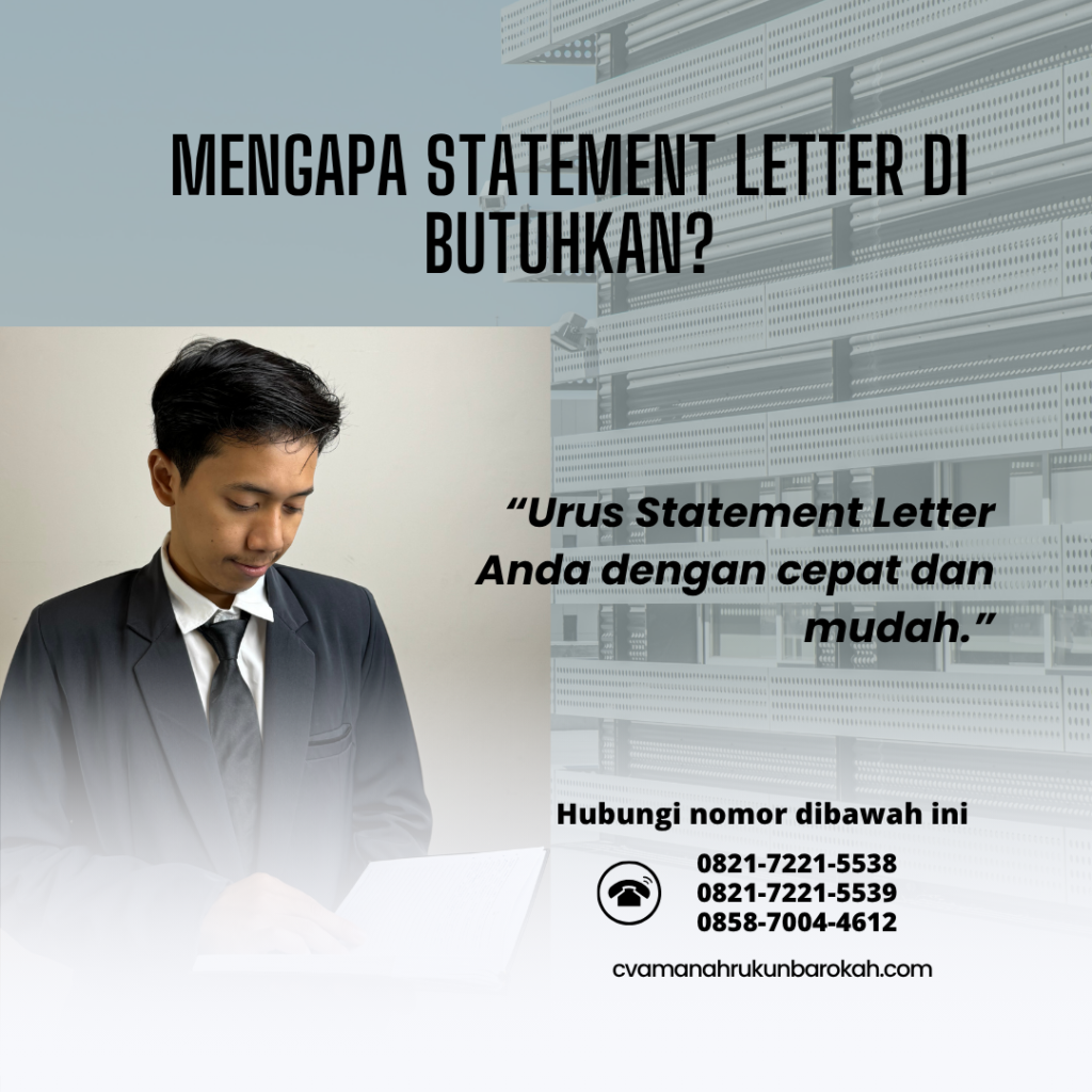 Mengapa Statement Letter Di butuhkan (1)