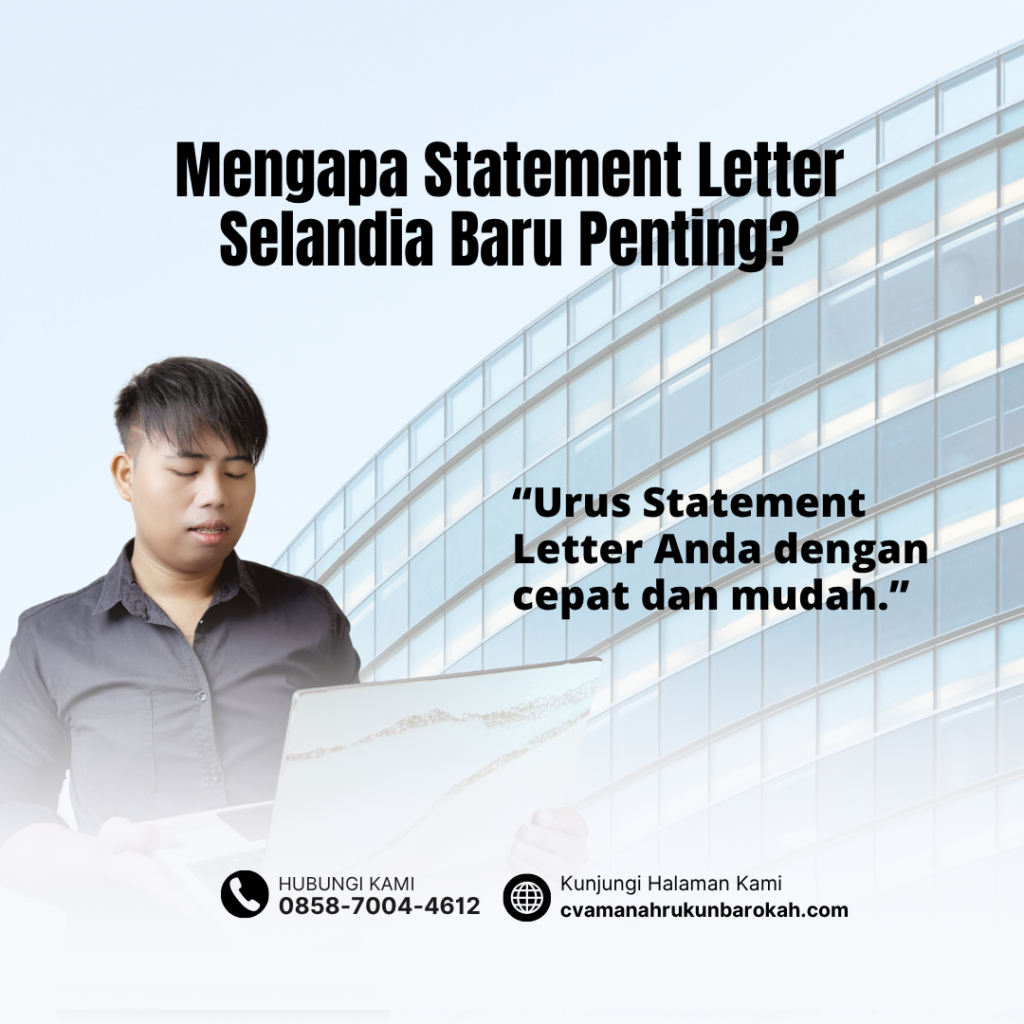 Mengapa Statement Letter Selandia Baru Penting