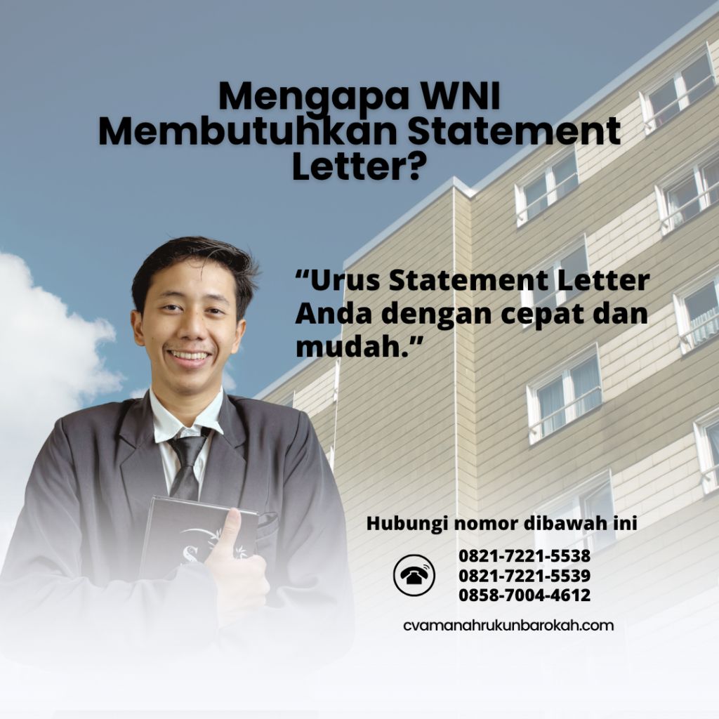 Mengapa WNI Membutuhkan Statement Letter (1)