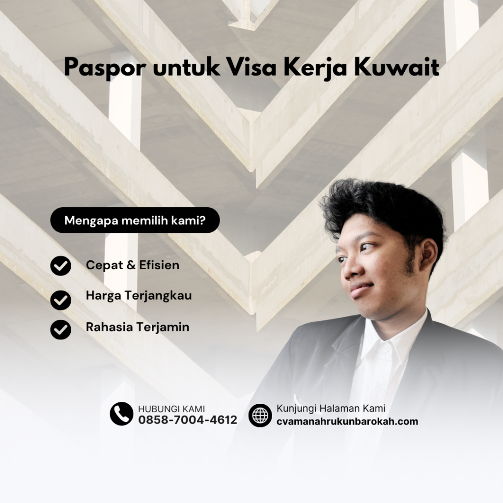 Paspor untuk Visa Kerja Kuwait