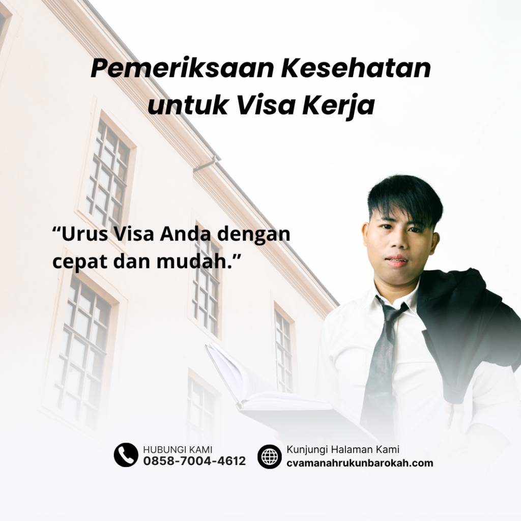 Pemeriksaan Kesehatan untuk Visa Kerja
