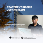 Statement Inggris Jepang Resmi