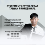 Statement Letter Cepat Taiwan Profesional