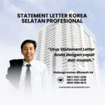 Statement Letter Korea Selatan Profesional