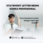 Statement Letter Resmi Korea Profesional