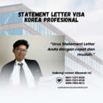 Statement Letter Visa Korea Profesional
