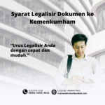 Syarat Legalisir Dokumen ke Kemenkumham