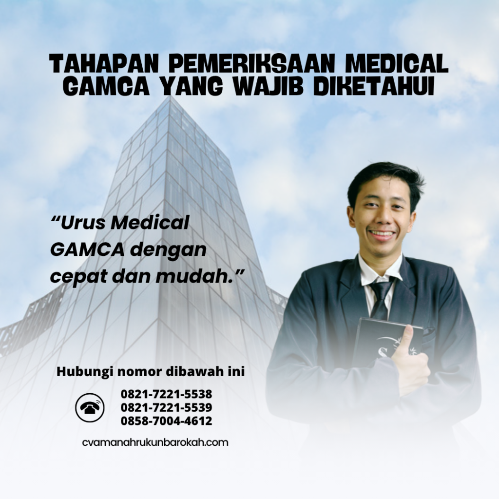 Tahapan Pemeriksaan Medical GAMCA yang Wajib Diketahui