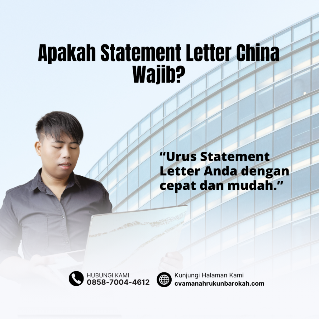 Apakah Statement Letter China Wajib