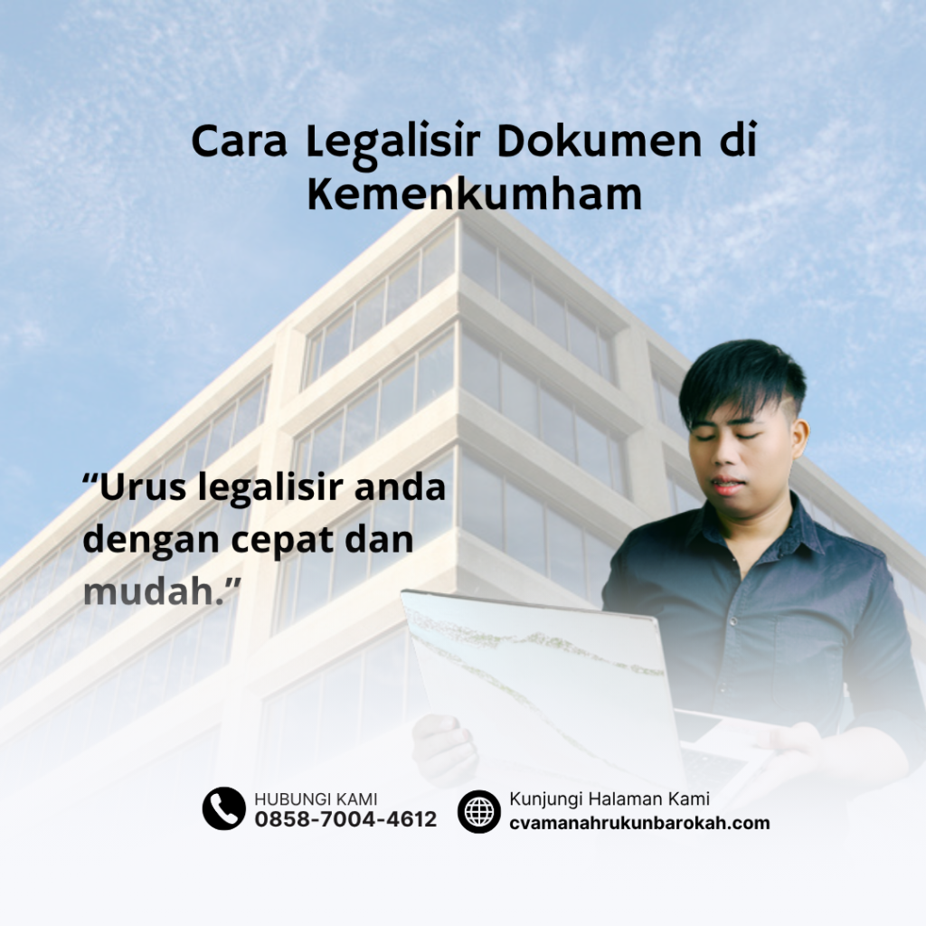 Cara Legalisir Dokumen di Kemenkumham