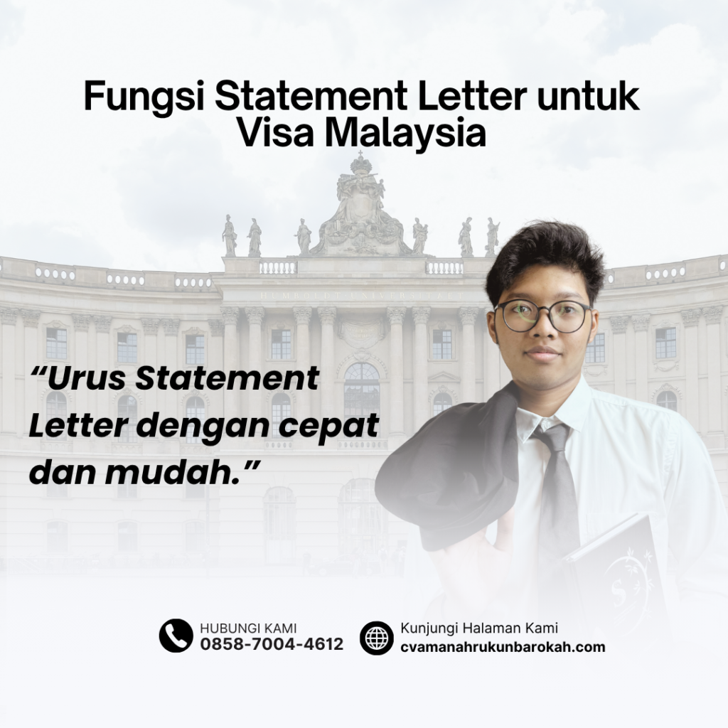 Fungsi Statement Letter untuk Visa Malaysia
