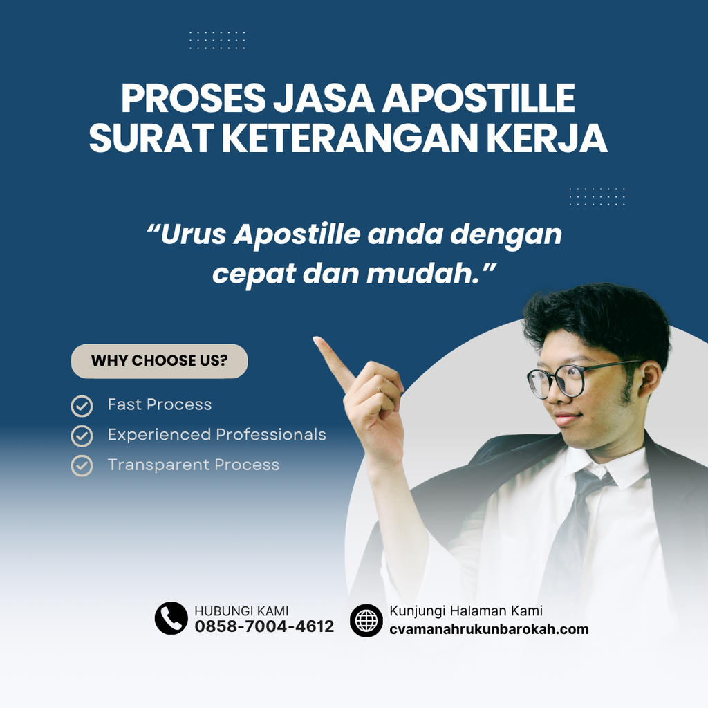 Proses Jasa Apostille Surat Keterangan Kerja