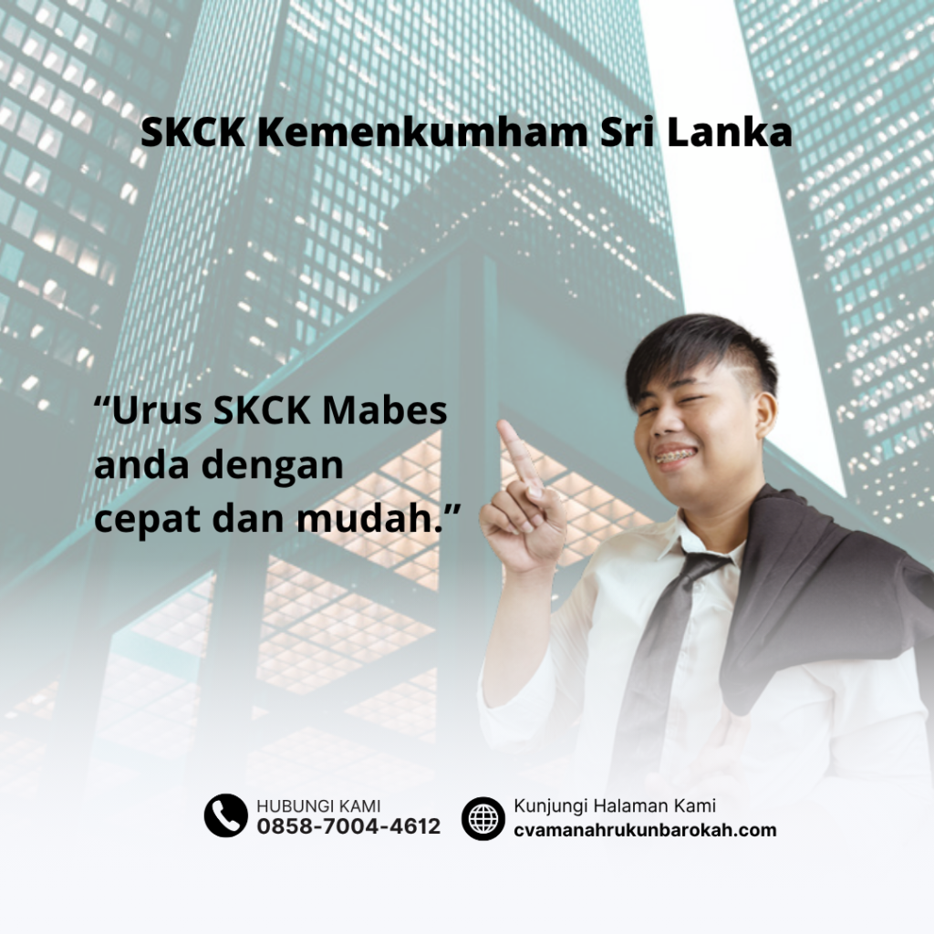 SKCK Kemenkumham Sri Lanka