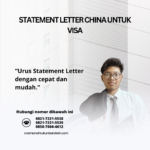 Statement Letter China untuk Visa
