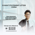 Syarat Statement Letter China