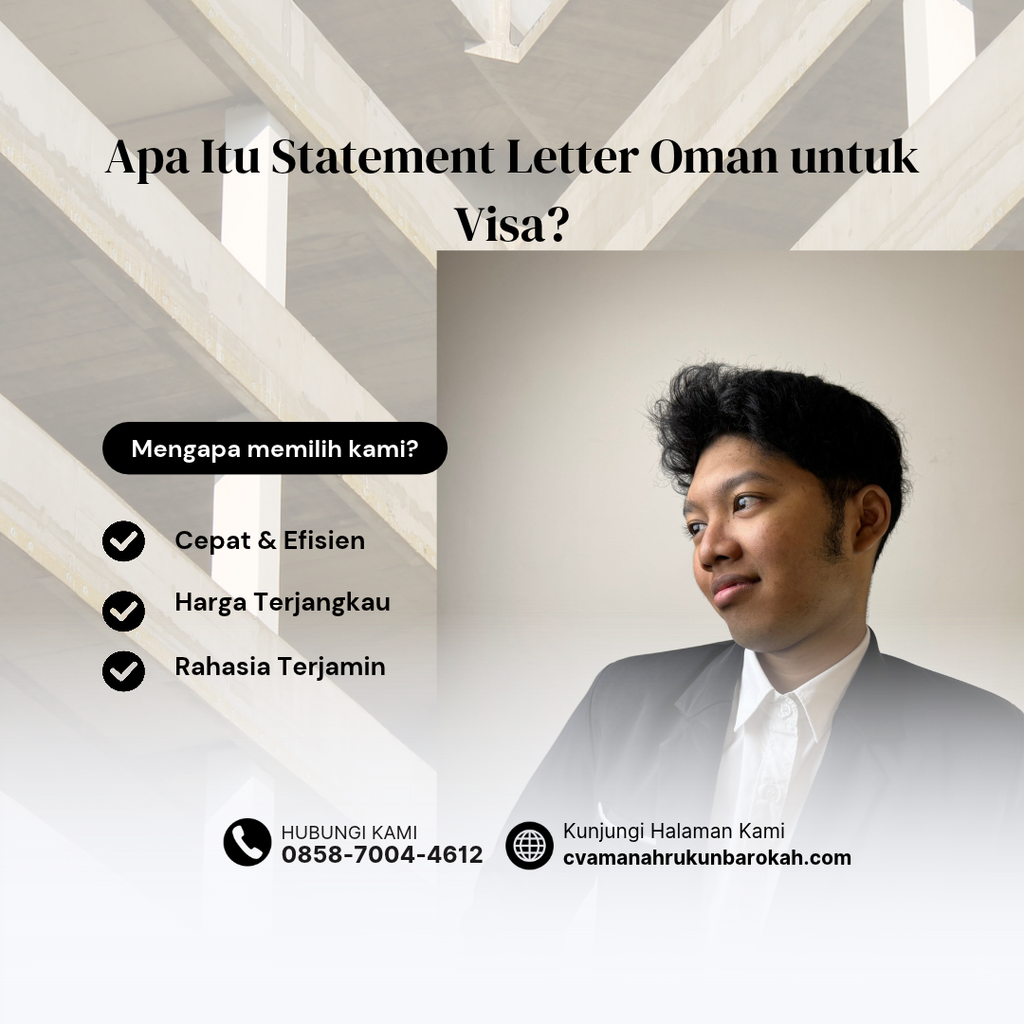 Apa Itu Statement Letter Oman untuk Visa