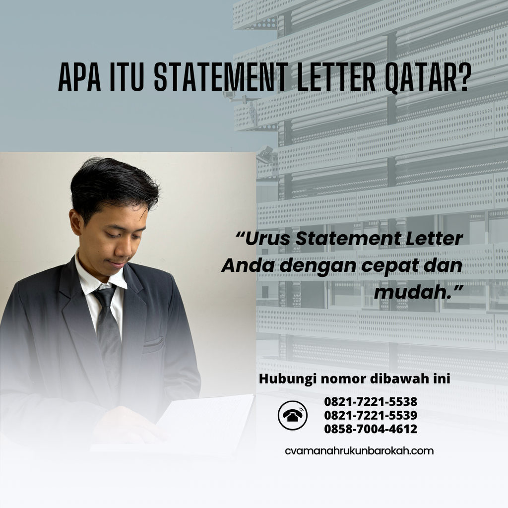 Apa Itu Statement Letter Qatar