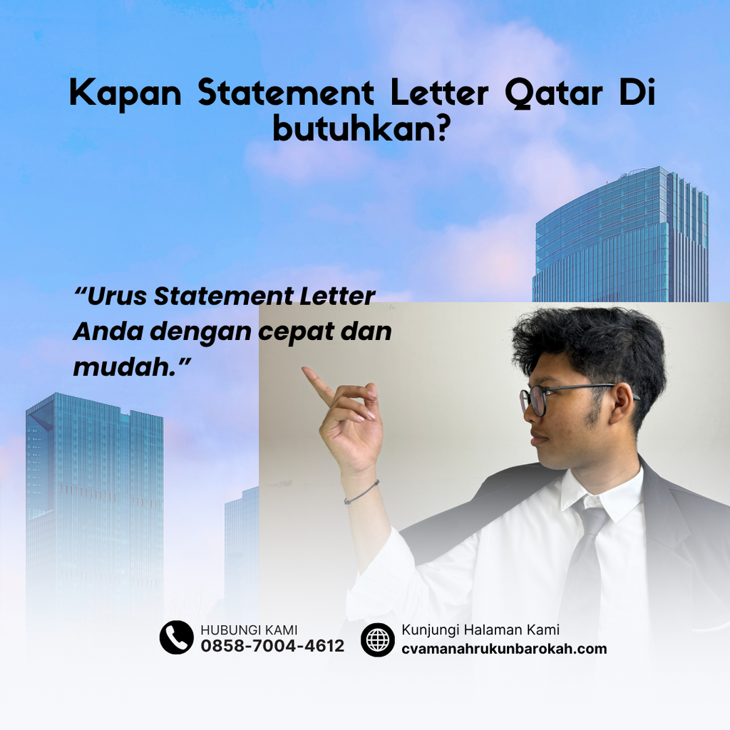 Kapan Statement Letter Qatar Di butuhkan