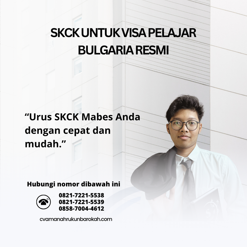 SKCK untuk Visa Pelajar Bulgaria Resmi